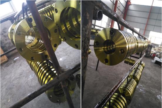 شاهد JIS 10K Plate Flange در نقاشی زرد!